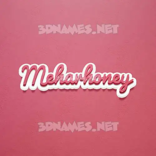 meharhoney in Red Scribble style - 3D name wallpaper meharhoney in Red Scribble style - 3D name wallpaper