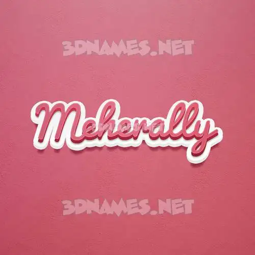 meherally in Red Scribble style - 3D name wallpaper meherally in Red Scribble style - 3D name wallpaper