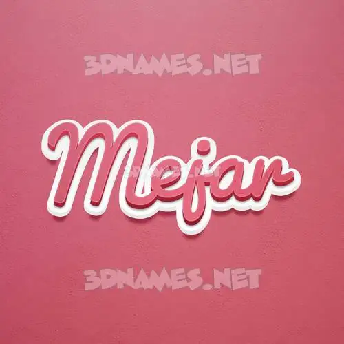 mejar in Red Scribble style - 3D name wallpaper mejar in Red Scribble style - 3D name wallpaper