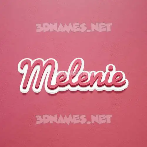 melenie in Red Scribble style - 3D name wallpaper melenie in Red Scribble style - 3D name wallpaper