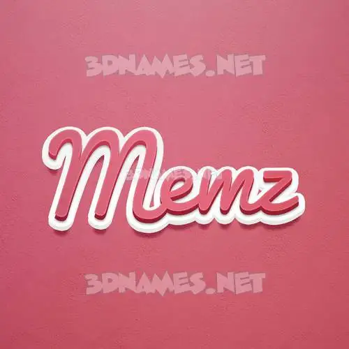 memz in Red Scribble style - 3D name wallpaper memz in Red Scribble style - 3D name wallpaper
