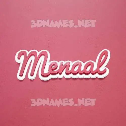 menaal in Red Scribble style - 3D name wallpaper menaal in Red Scribble style - 3D name wallpaper