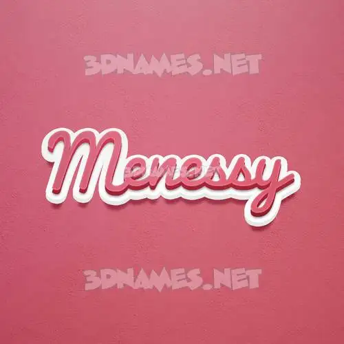menessy in Red Scribble style - 3D name wallpaper menessy in Red Scribble style - 3D name wallpaper