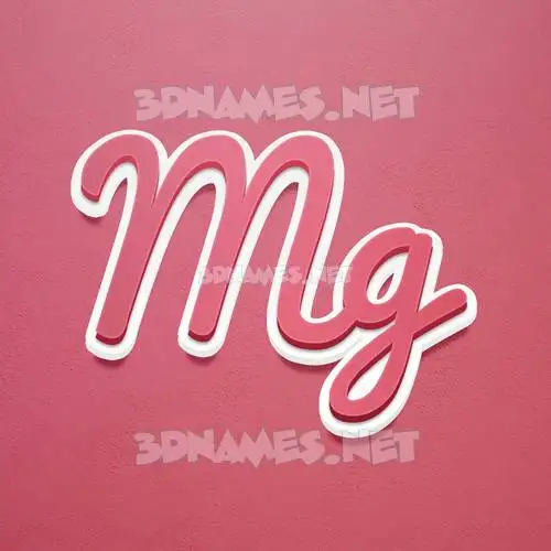 mg in Red Scribble style - 3D name wallpaper mg in Red Scribble style - 3D name wallpaper