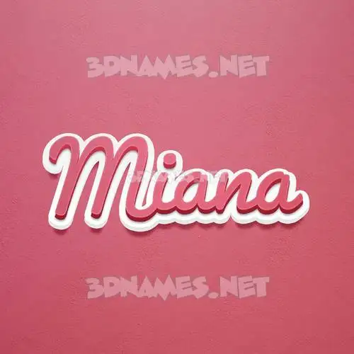 miana in Red Scribble style - 3D name wallpaper miana in Red Scribble style - 3D name wallpaper