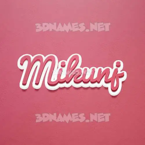 mikunj in Red Scribble style - 3D name wallpaper mikunj in Red Scribble style - 3D name wallpaper
