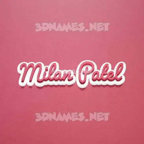 milan patel in Red Scribble style - 3D name wallpaper milan patel in Red Scribble style - 3D name wallpaper