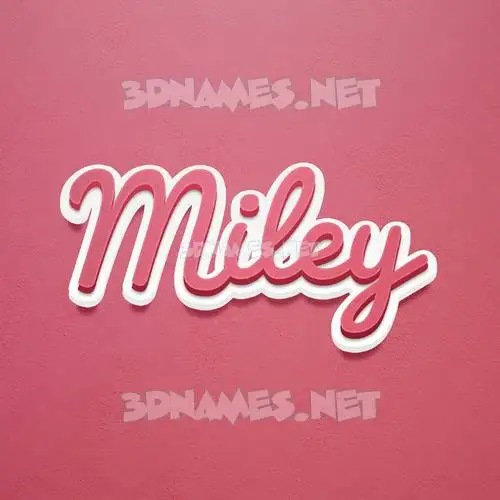 miley in Red Scribble style - 3D name wallpaper miley in Red Scribble style - 3D name wallpaper