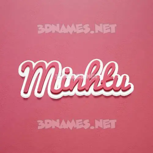 minhtu in Red Scribble style - 3D name wallpaper minhtu in Red Scribble style - 3D name wallpaper