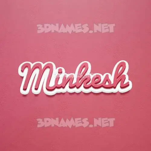 minkesh in Red Scribble style - 3D name wallpaper minkesh in Red Scribble style - 3D name wallpaper
