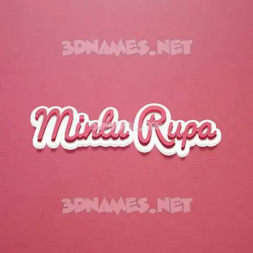 mintu rupa in Red Scribble style - 3D name wallpaper mintu rupa in Red Scribble style - 3D name wallpaper