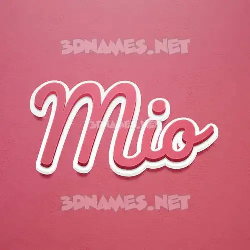 mio in Red Scribble style - 3D name wallpaper mio in Red Scribble style - 3D name wallpaper