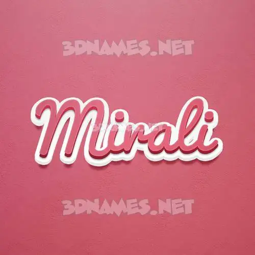 mirali in Red Scribble style - 3D name wallpaper mirali in Red Scribble style - 3D name wallpaper