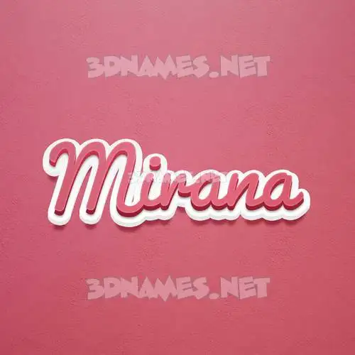 mirana in Red Scribble style - 3D name wallpaper mirana in Red Scribble style - 3D name wallpaper