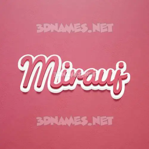 mirauj in Red Scribble style - 3D name wallpaper mirauj in Red Scribble style - 3D name wallpaper