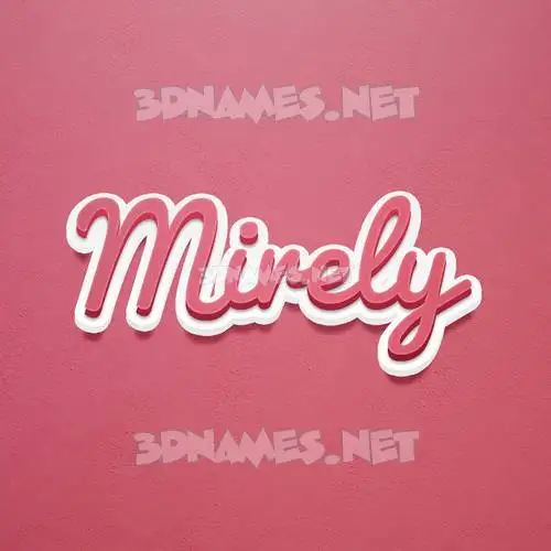 mirely in Red Scribble style - 3D name wallpaper mirely in Red Scribble style - 3D name wallpaper