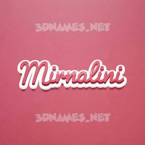 mirnalini in Red Scribble style - 3D name wallpaper mirnalini in Red Scribble style - 3D name wallpaper