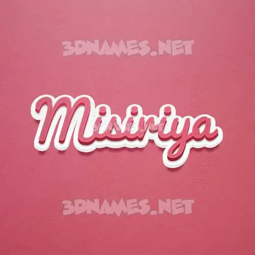 misiriya in Red Scribble style - 3D name wallpaper misiriya in Red Scribble style - 3D name wallpaper