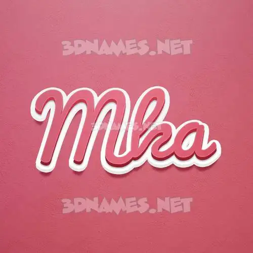 mka in Red Scribble style - 3D name wallpaper mka in Red Scribble style - 3D name wallpaper