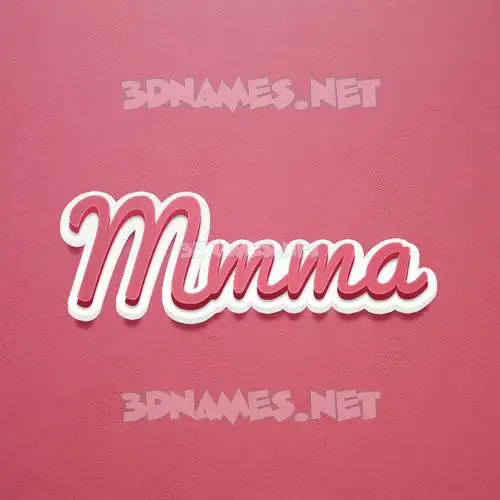 mmma in Red Scribble style - 3D name wallpaper mmma in Red Scribble style - 3D name wallpaper