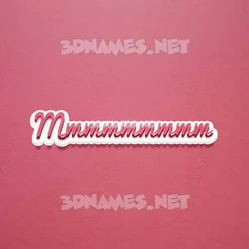 mmmmmmmmm in Red Scribble style - 3D name wallpaper mmmmmmmmm in Red Scribble style - 3D name wallpaper