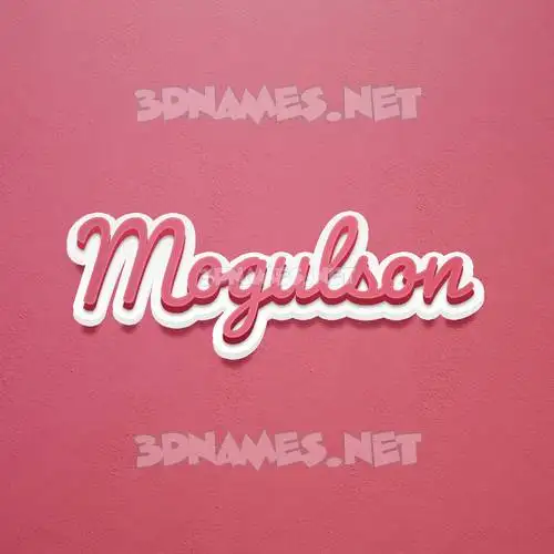 mogulson in Red Scribble style - 3D name wallpaper mogulson in Red Scribble style - 3D name wallpaper