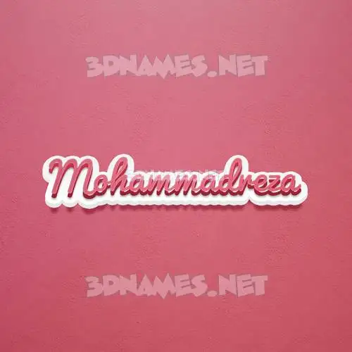 mohammadreza in Red Scribble style - 3D name wallpaper mohammadreza in Red Scribble style - 3D name wallpaper