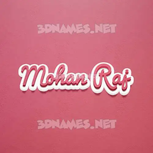 mohan raj in Red Scribble style - 3D name wallpaper mohan raj in Red Scribble style - 3D name wallpaper