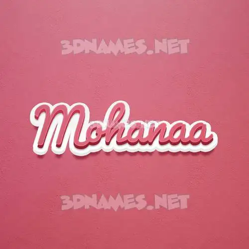 mohanaa in Red Scribble style - 3D name wallpaper mohanaa in Red Scribble style - 3D name wallpaper