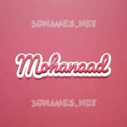 mohanaad in Red Scribble style - 3D name wallpaper mohanaad in Red Scribble style - 3D name wallpaper