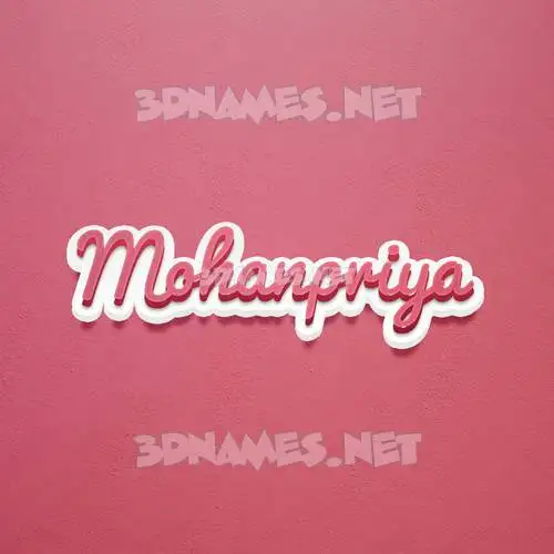 mohanpriya in Red Scribble style - 3D name wallpaper mohanpriya in Red Scribble style - 3D name wallpaper