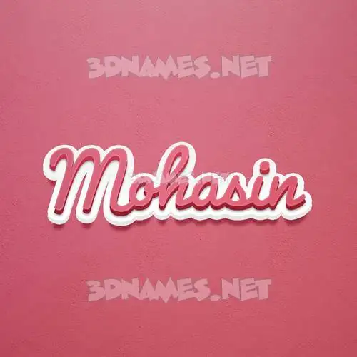 mohasin in Red Scribble style - 3D name wallpaper mohasin in Red Scribble style - 3D name wallpaper