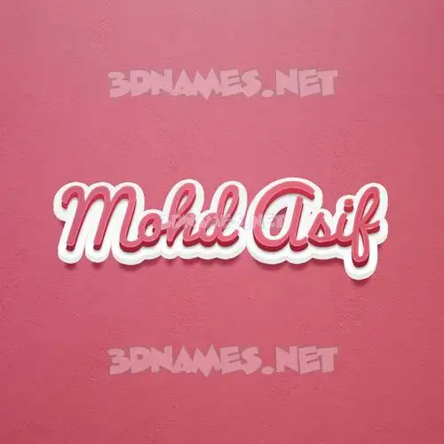 mohd asif in Red Scribble style - 3D name wallpaper mohd asif in Red Scribble style - 3D name wallpaper