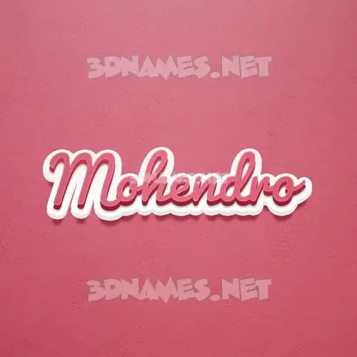 mohendro in Red Scribble style - 3D name wallpaper mohendro in Red Scribble style - 3D name wallpaper