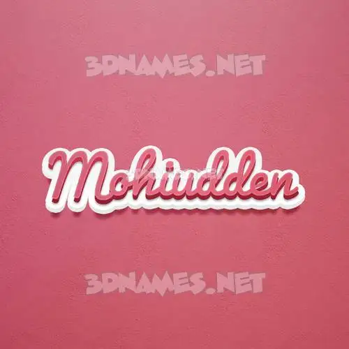 mohiudden in Red Scribble style - 3D name wallpaper mohiudden in Red Scribble style - 3D name wallpaper