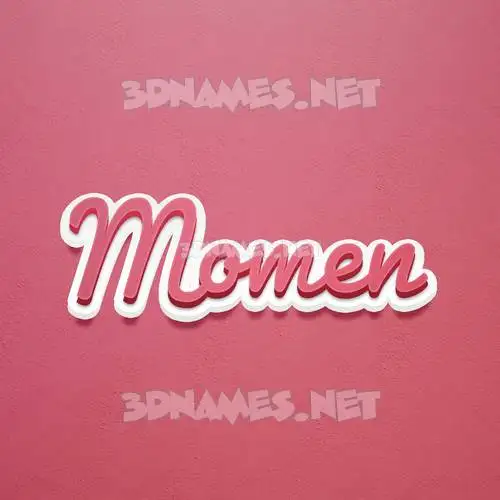 momen in Red Scribble style - 3D name wallpaper momen in Red Scribble style - 3D name wallpaper