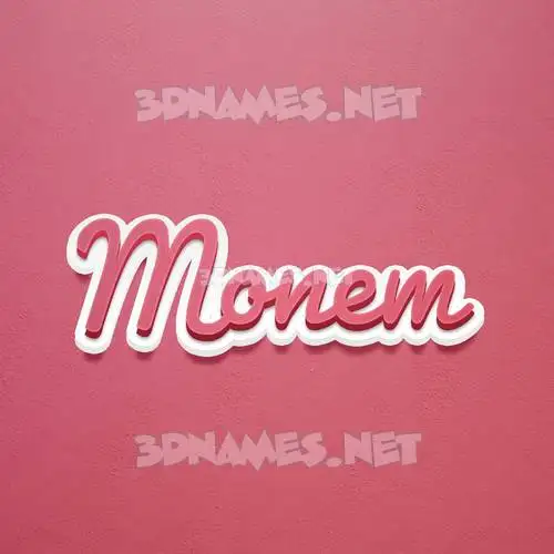monem in Red Scribble style - 3D name wallpaper monem in Red Scribble style - 3D name wallpaper