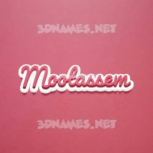 mootassem in Red Scribble style - 3D name wallpaper mootassem in Red Scribble style - 3D name wallpaper