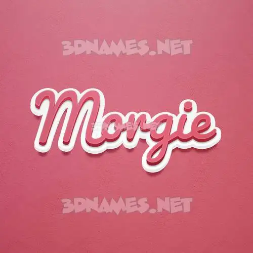 morgie in Red Scribble style - 3D name wallpaper morgie in Red Scribble style - 3D name wallpaper