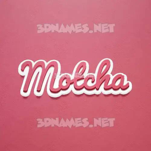 motcha in Red Scribble style - 3D name wallpaper motcha in Red Scribble style - 3D name wallpaper