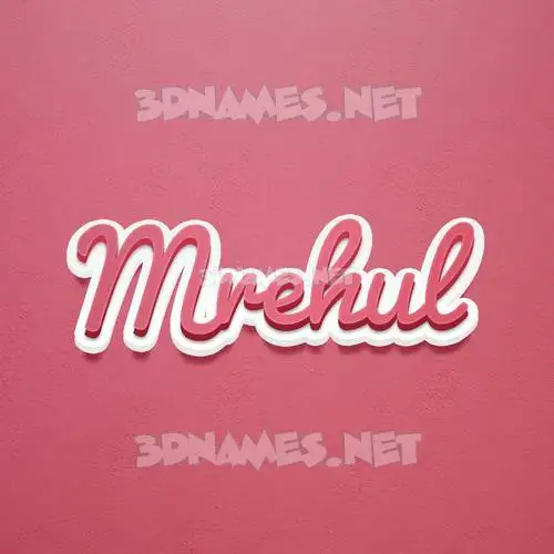 mrehul in Red Scribble style - 3D name wallpaper mrehul in Red Scribble style - 3D name wallpaper