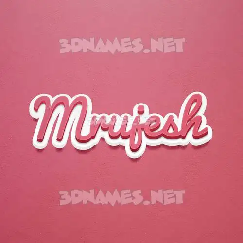 mrujesh in Red Scribble style - 3D name wallpaper mrujesh in Red Scribble style - 3D name wallpaper
