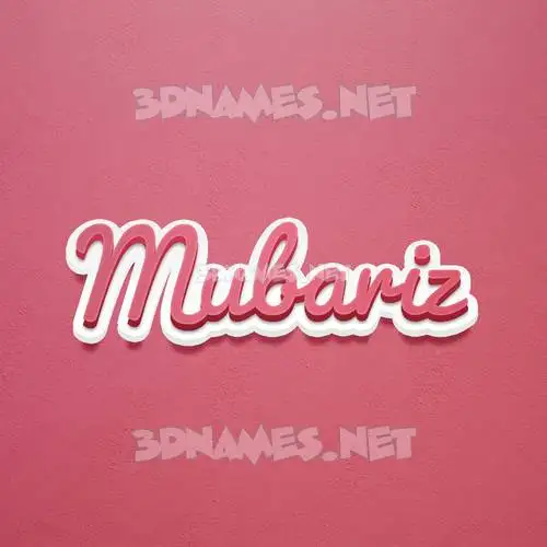mubariz in Red Scribble style - 3D name wallpaper mubariz in Red Scribble style - 3D name wallpaper