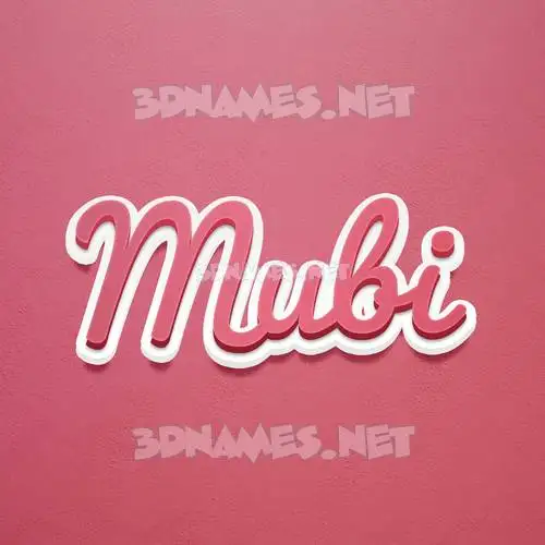 mubi in Red Scribble style - 3D name wallpaper mubi in Red Scribble style - 3D name wallpaper