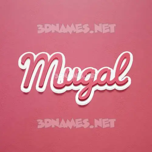 mugal in Red Scribble style - 3D name wallpaper mugal in Red Scribble style - 3D name wallpaper