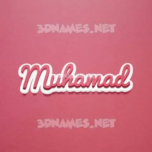 muhamad in Red Scribble style - 3D name wallpaper muhamad in Red Scribble style - 3D name wallpaper