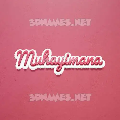 muhayimana in Red Scribble style - 3D name wallpaper muhayimana in Red Scribble style - 3D name wallpaper