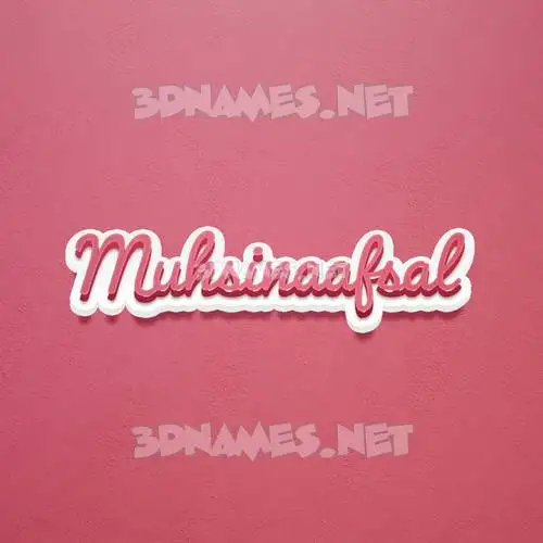 muhsinaafsal in Red Scribble style - 3D name wallpaper muhsinaafsal in Red Scribble style - 3D name wallpaper