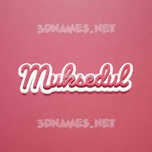 muksedul in Red Scribble style - 3D name wallpaper muksedul in Red Scribble style - 3D name wallpaper