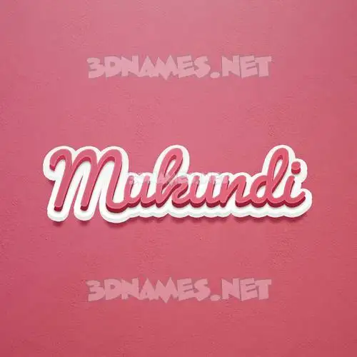 mukundi in Red Scribble style - 3D name wallpaper mukundi in Red Scribble style - 3D name wallpaper